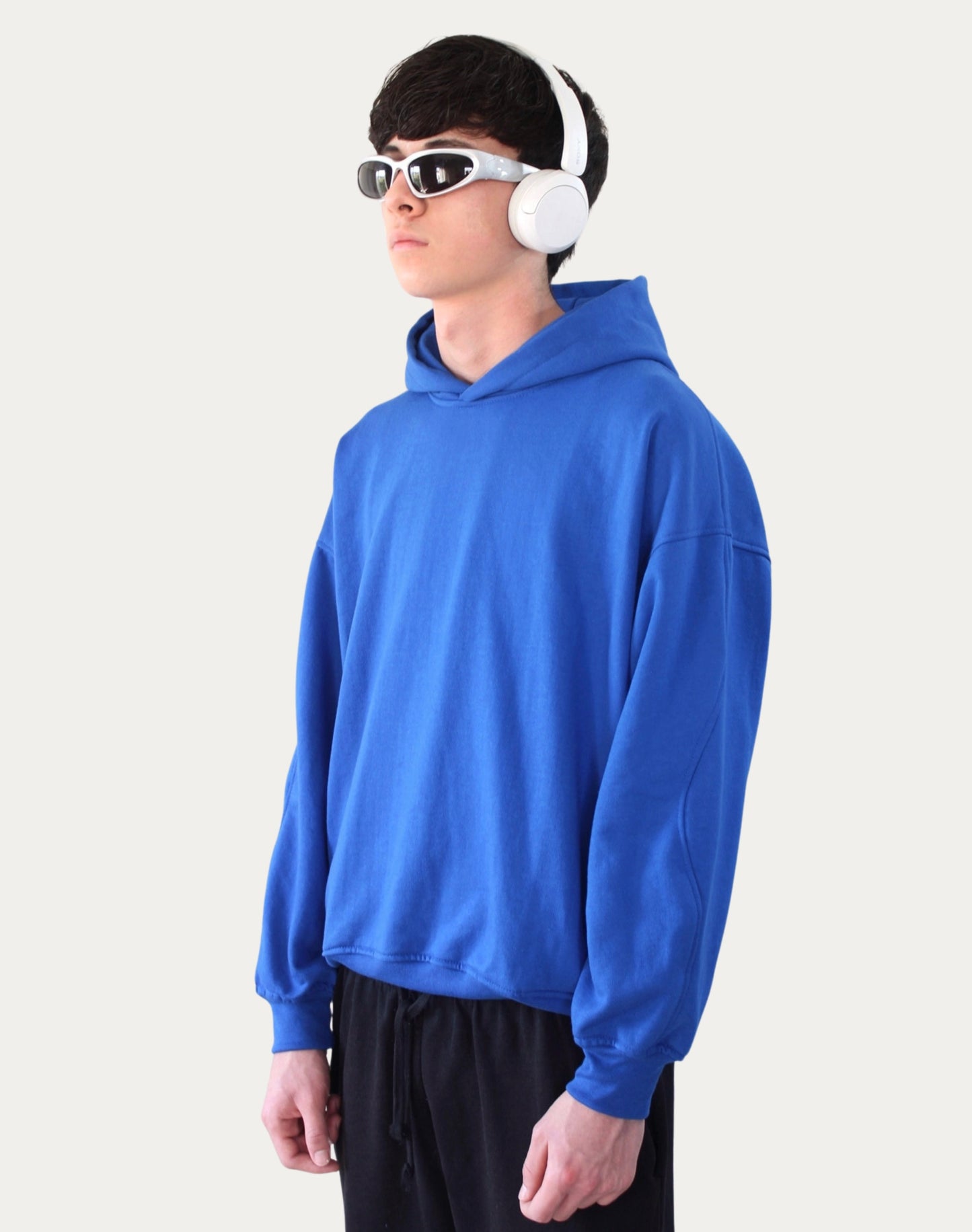 wave hoodie blue