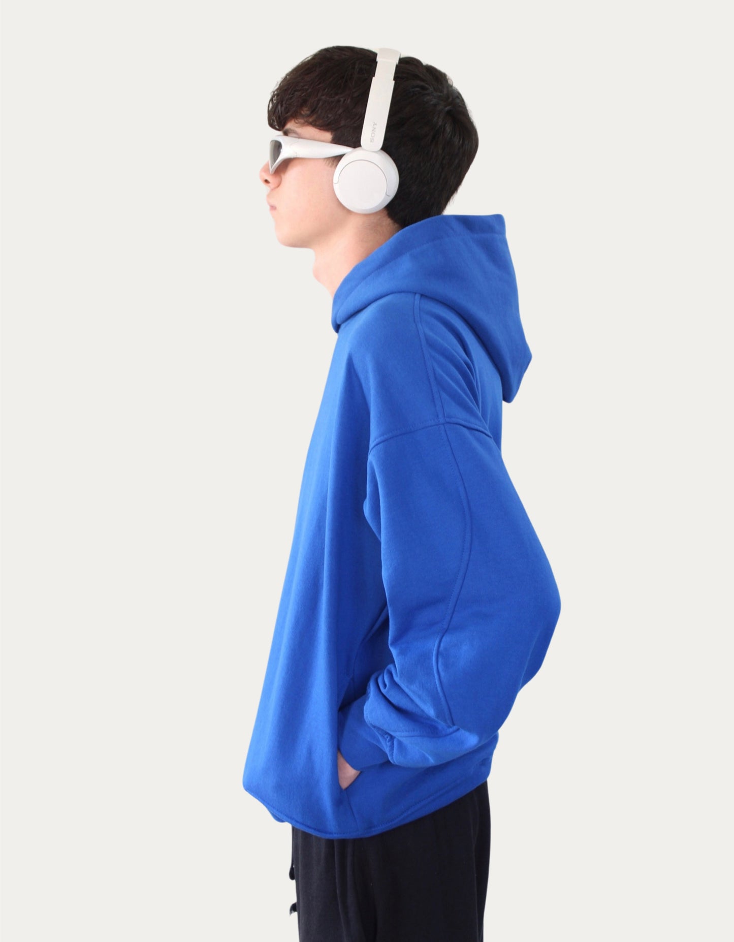 wave hoodie blue