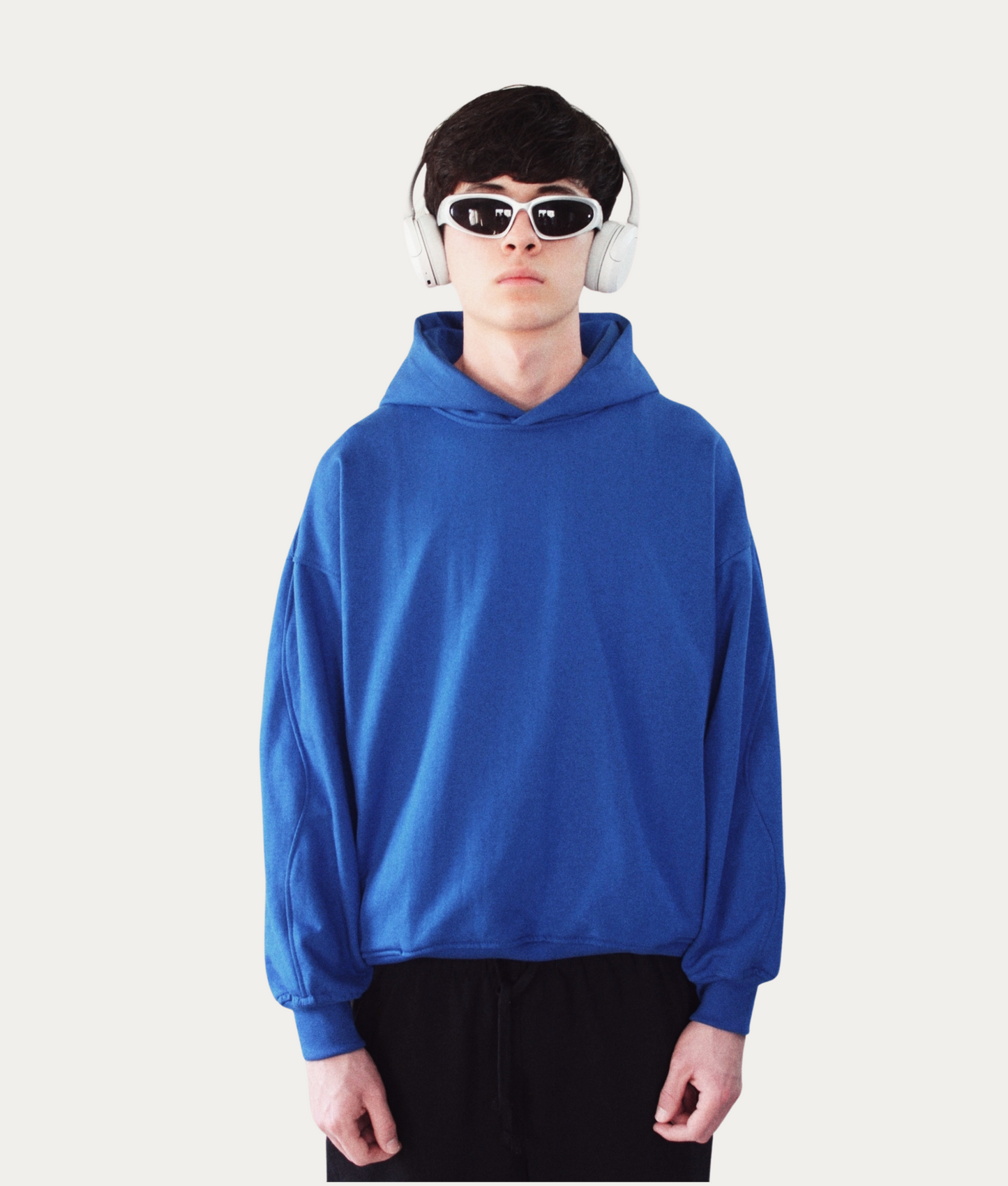 wave hoodie blue