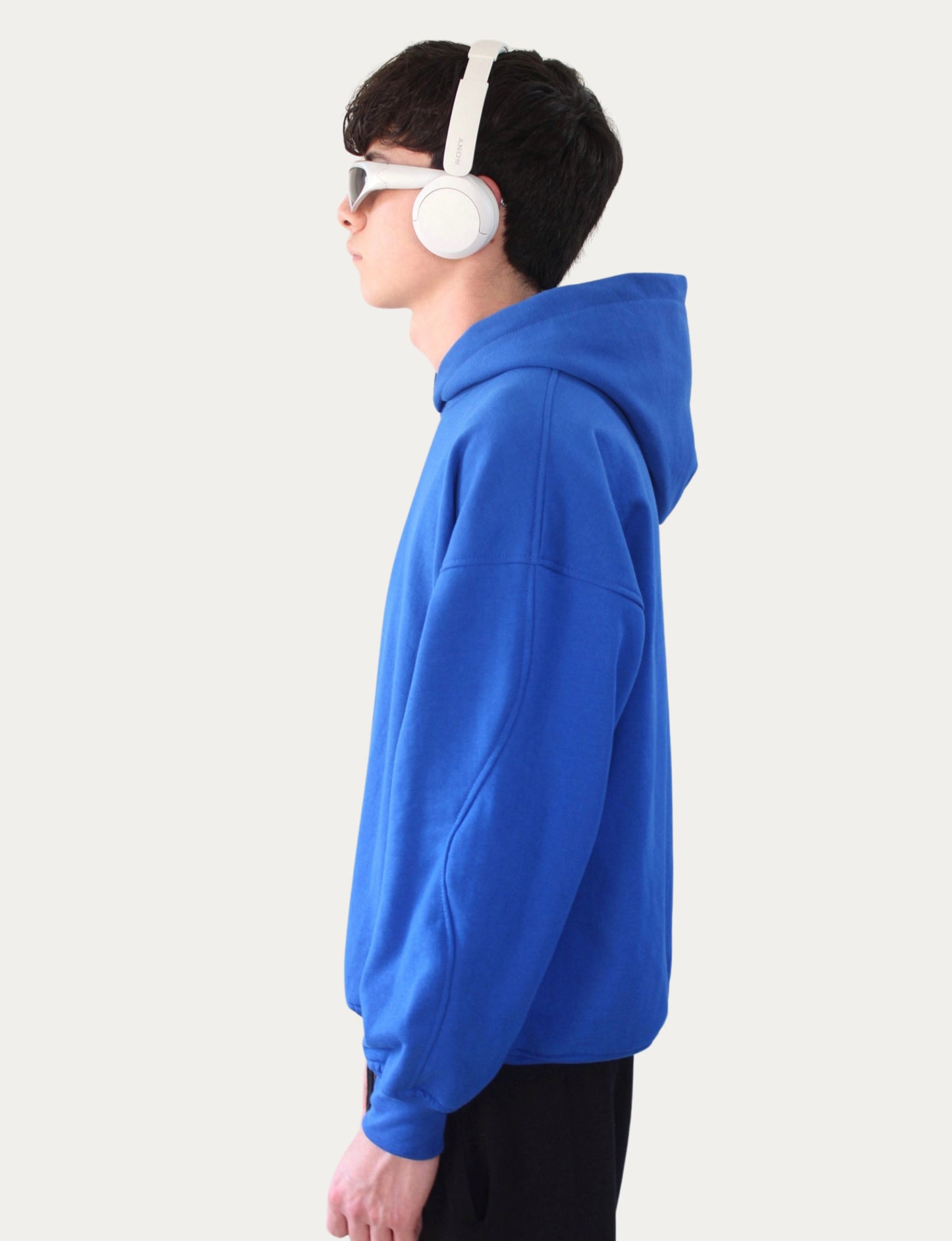 wave hoodie blue